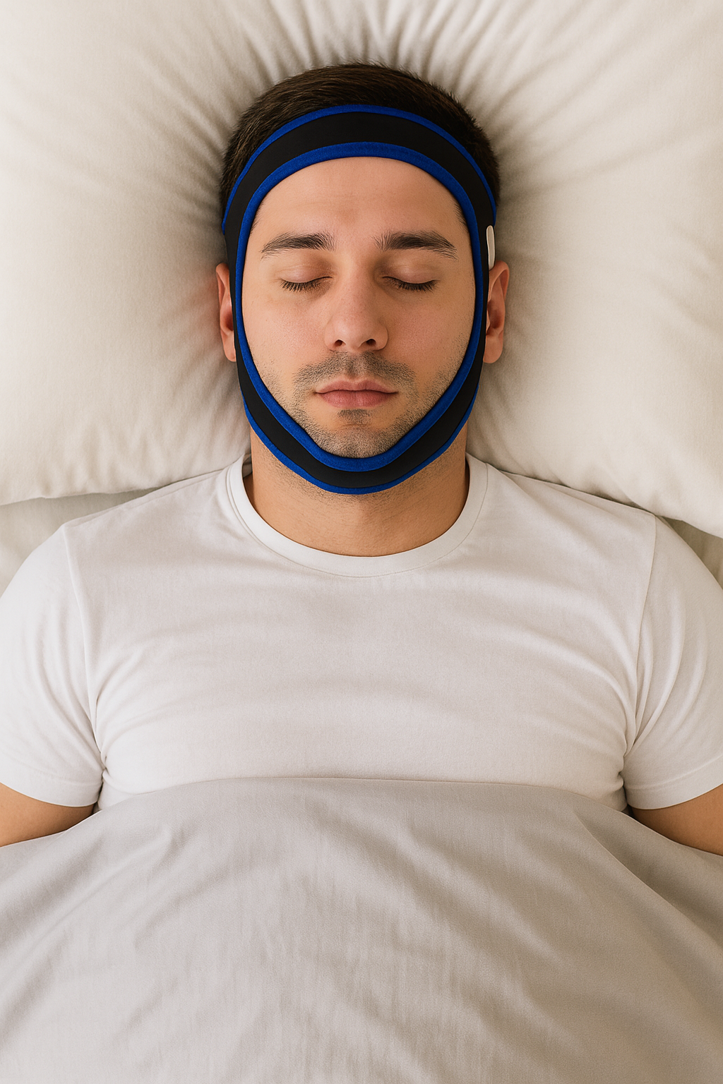 Sangle Anti-Ronflement Triangulaire - Solution Efficace pour un Sommeil Paisible