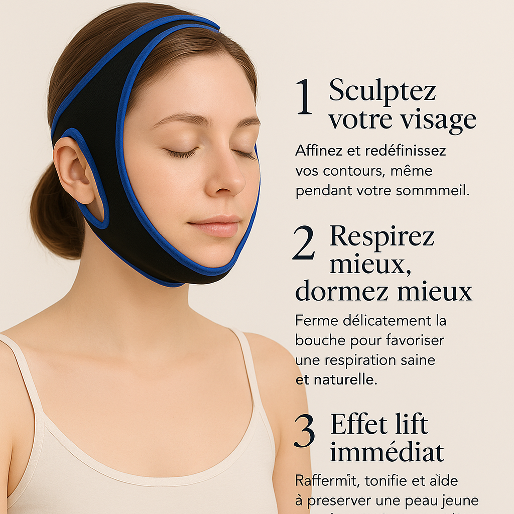 Sangle Anti-Ronflement Triangulaire - Solution Efficace pour un Sommeil Paisible